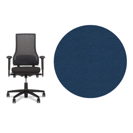 Bureaustoel Axia 2.5 zitting blauw